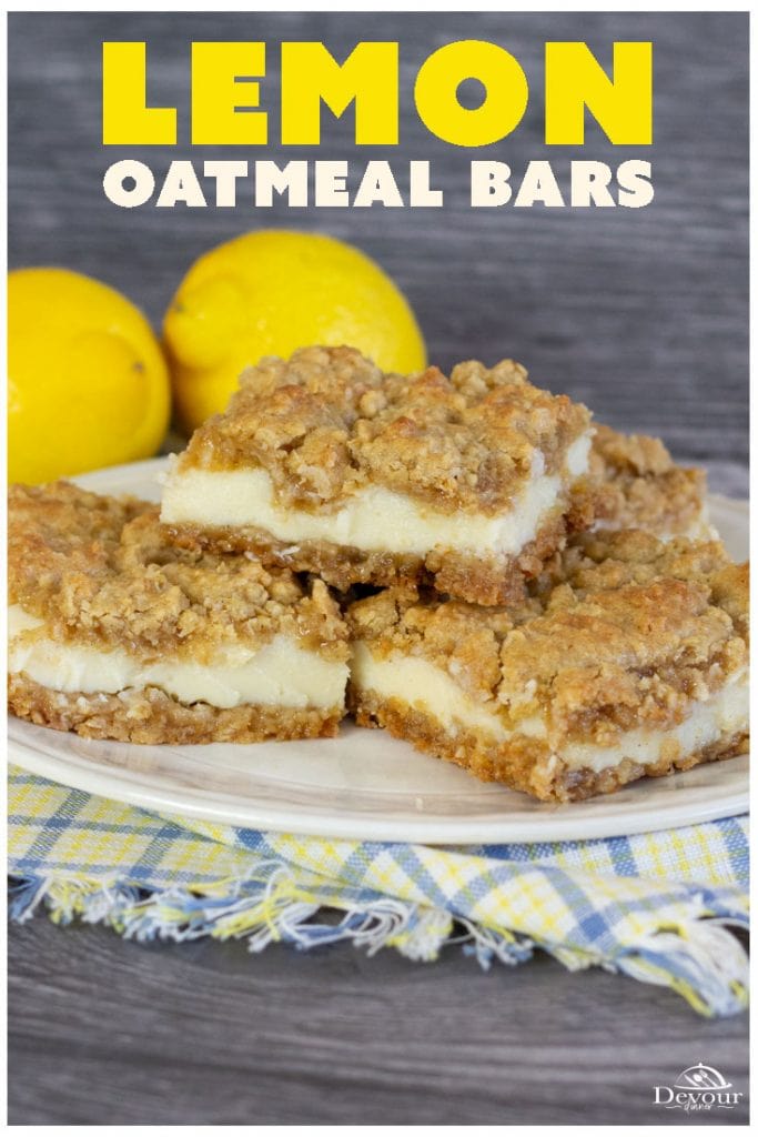 Oatmeal Lemon Bars