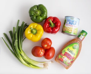 Zesty Fresh Salsa Ingredients
