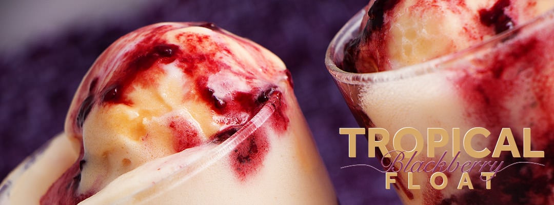 Tropical Blackberry Float