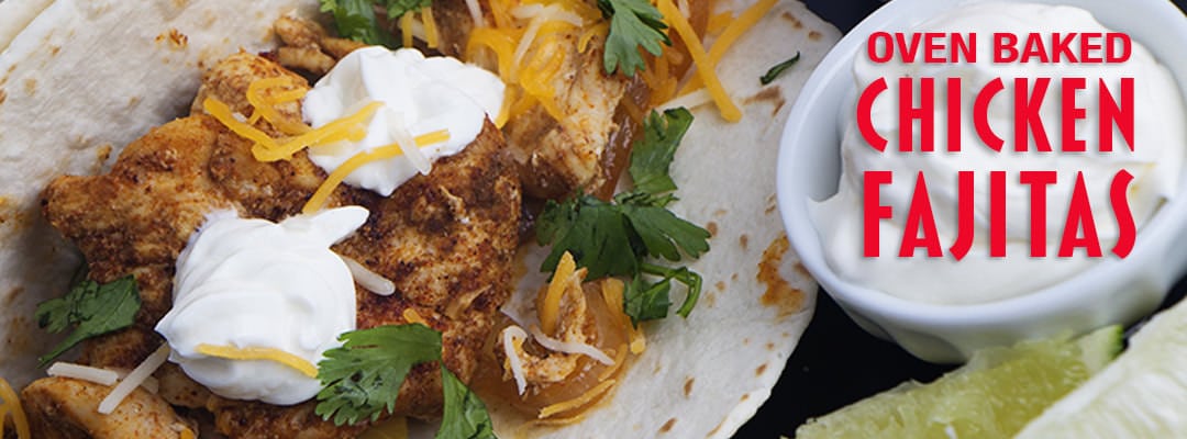 Oven Baked Chicken Fajitas