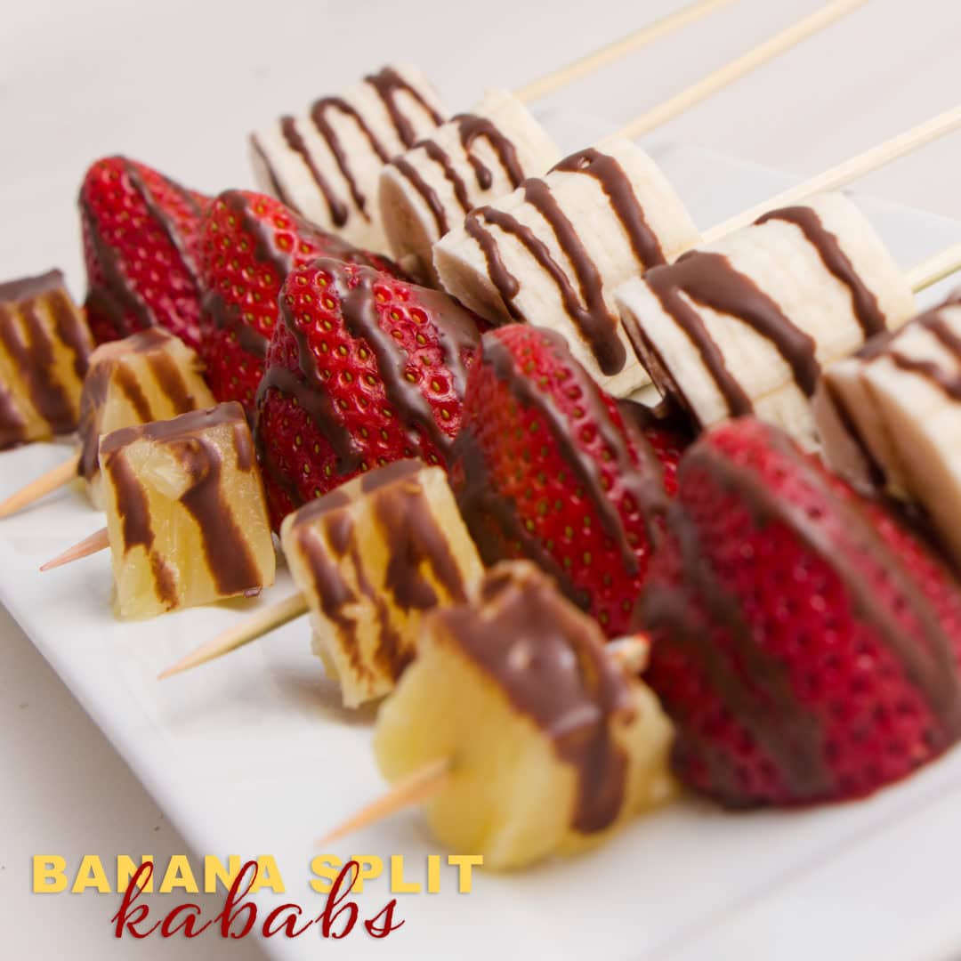 Banana Split Kabobs