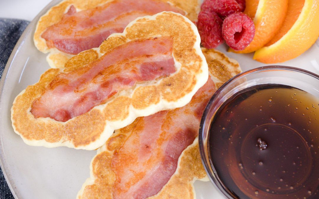 Easy to make Bacon Pancake Dippers