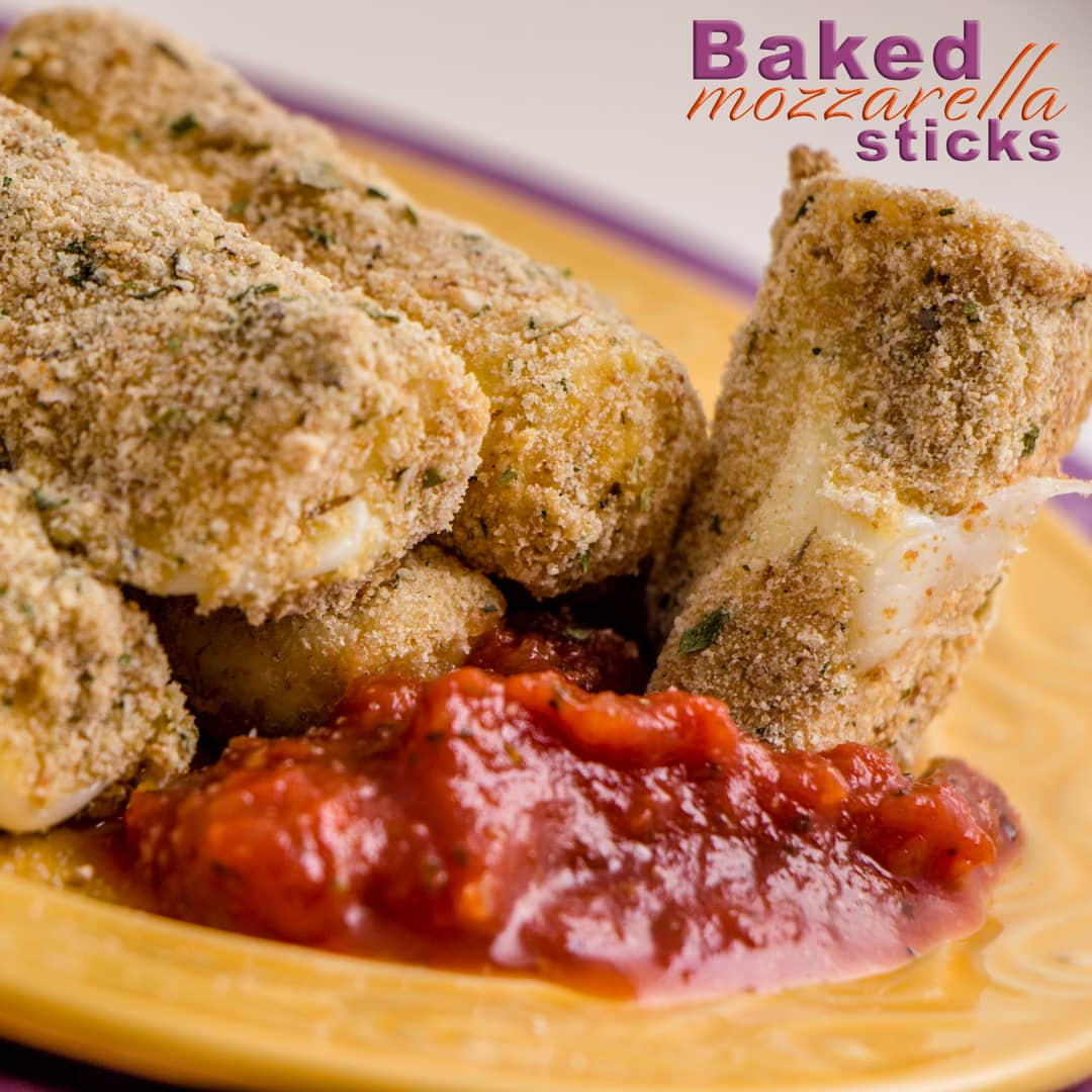 Baked Mozzarella Sticks