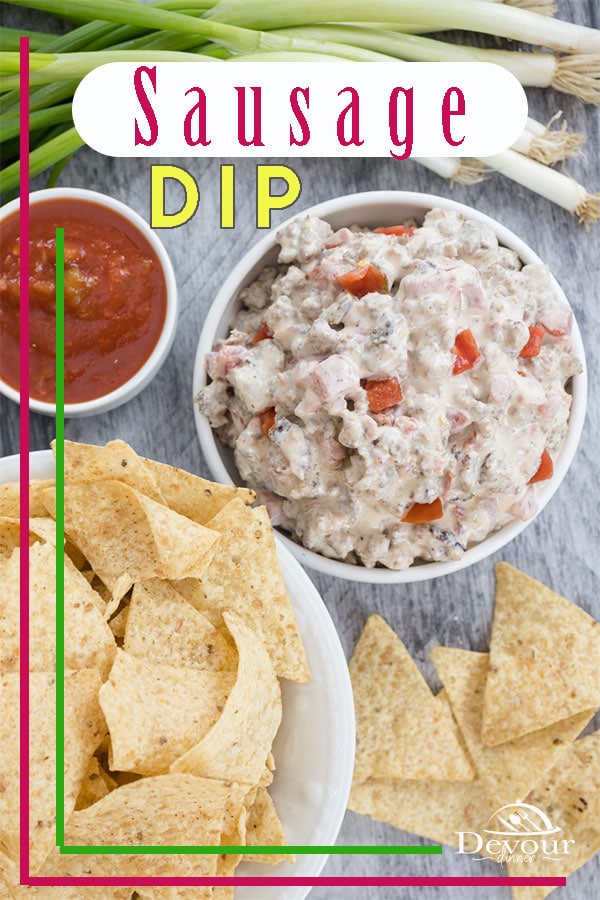 Creamy and delicious Hot Sausage Dip a fantastic Game Day Appetizer, Family Game Night Snack or just because. Easy 3 Ingredient Recipe for the PERFECT Appetizer Recipe. Cream Cheese Sausage Dip is a crowd pleaser. It's a fantastic recipe that everyone loves. Easy to make in the Crock Pot or Stove top. #devourdinner #devourpower #yum #yummy #sausagedip #crockpotsausagedip #easydiprecipe #hotsausagedip #appetizerrecipe