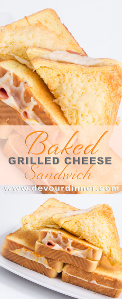 Baked Grilled Cheese Sandwich