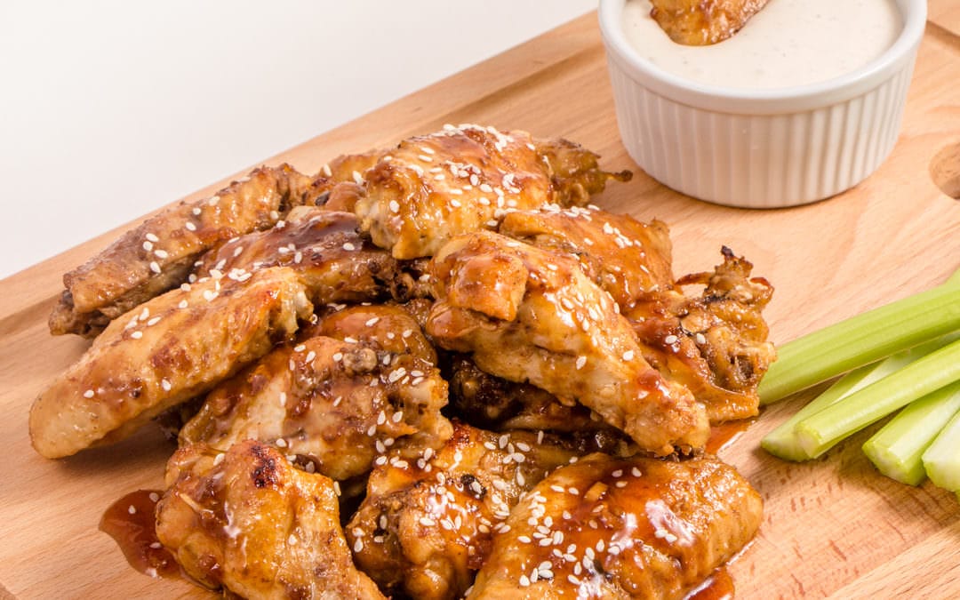 Teriyaki Ginger Chicken Wings | Instant Pot Recipe