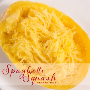 Spaghetti Squash Instant Pot