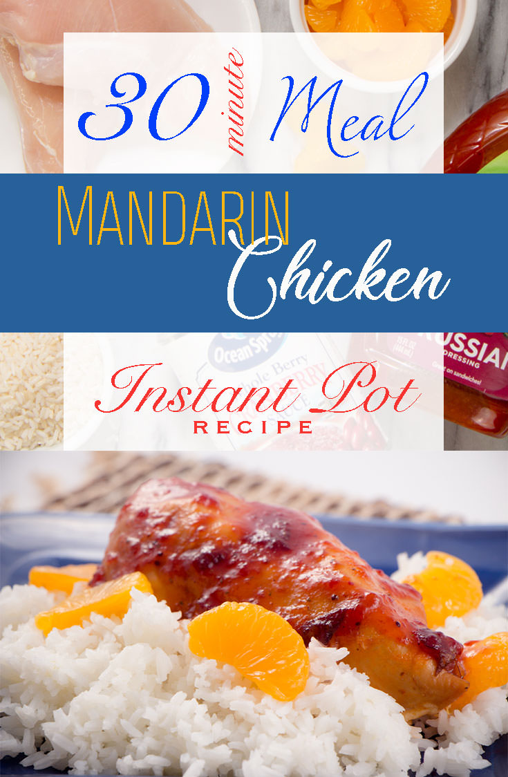 Super Simple 30 Minute Meal Mandarin Chicken with Rice has only 5 ingredients but is so delicious and my kids ask for it again and again. Instant Pot Recipe and can also be made in Crock Pot. Give it a try! #Recipe #recipes #videotutorial #easydinner #easyrecipe #chicken #chickendinner #buzzfeast #yum #dinnerrecipe #food #whatsfordinner #devourdinner #mandarinchicken #cranberrysauce #instantpot #instapot #pressurecooker #crockpot