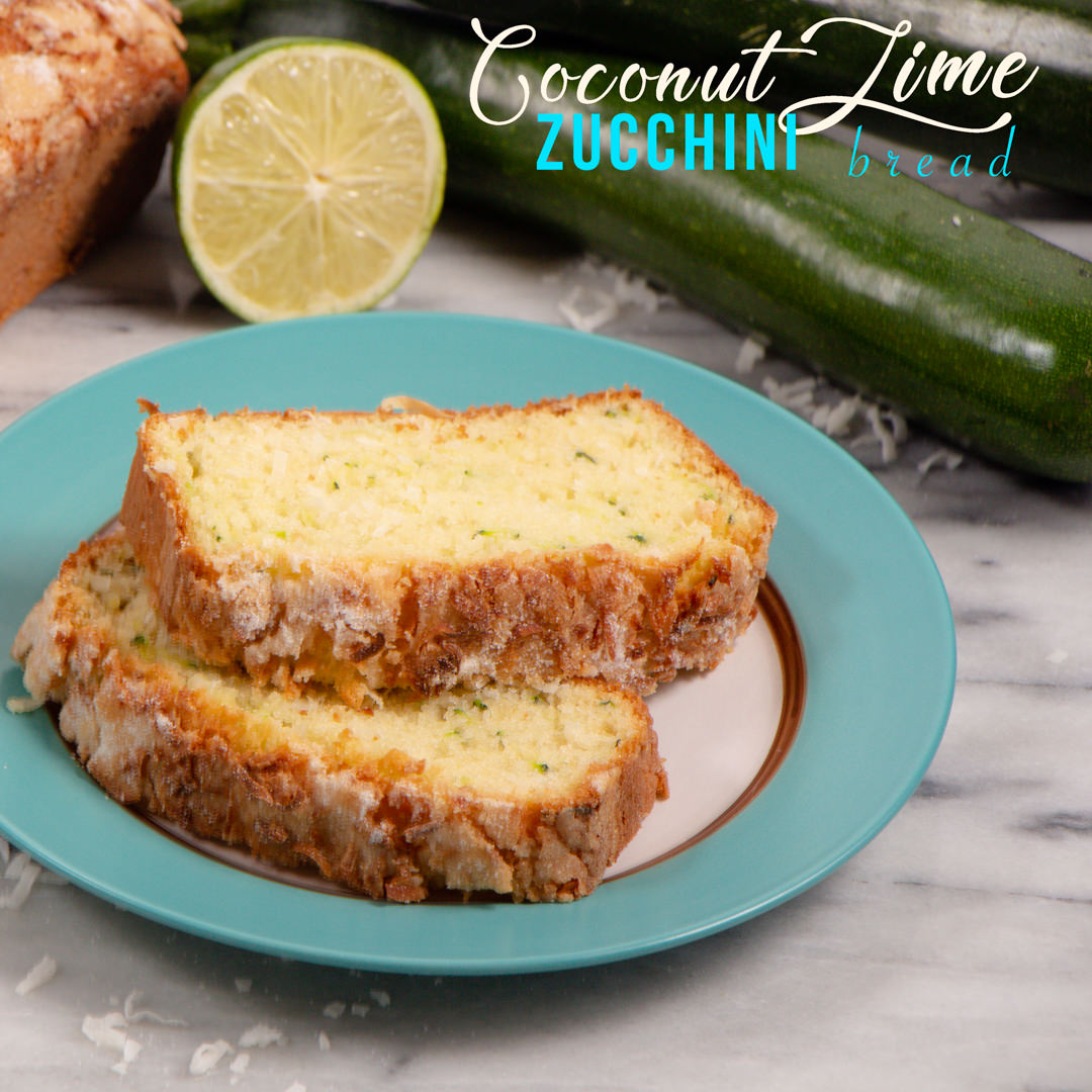 Zucchini Coconut Lime Bread Recipe