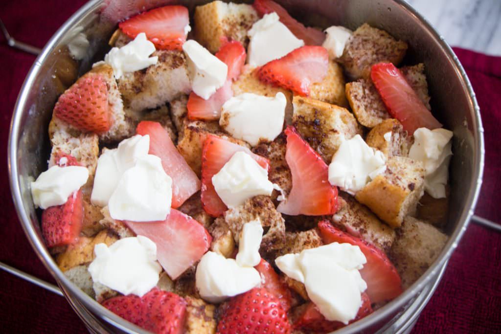 Instant Pot French Toast with strawberries