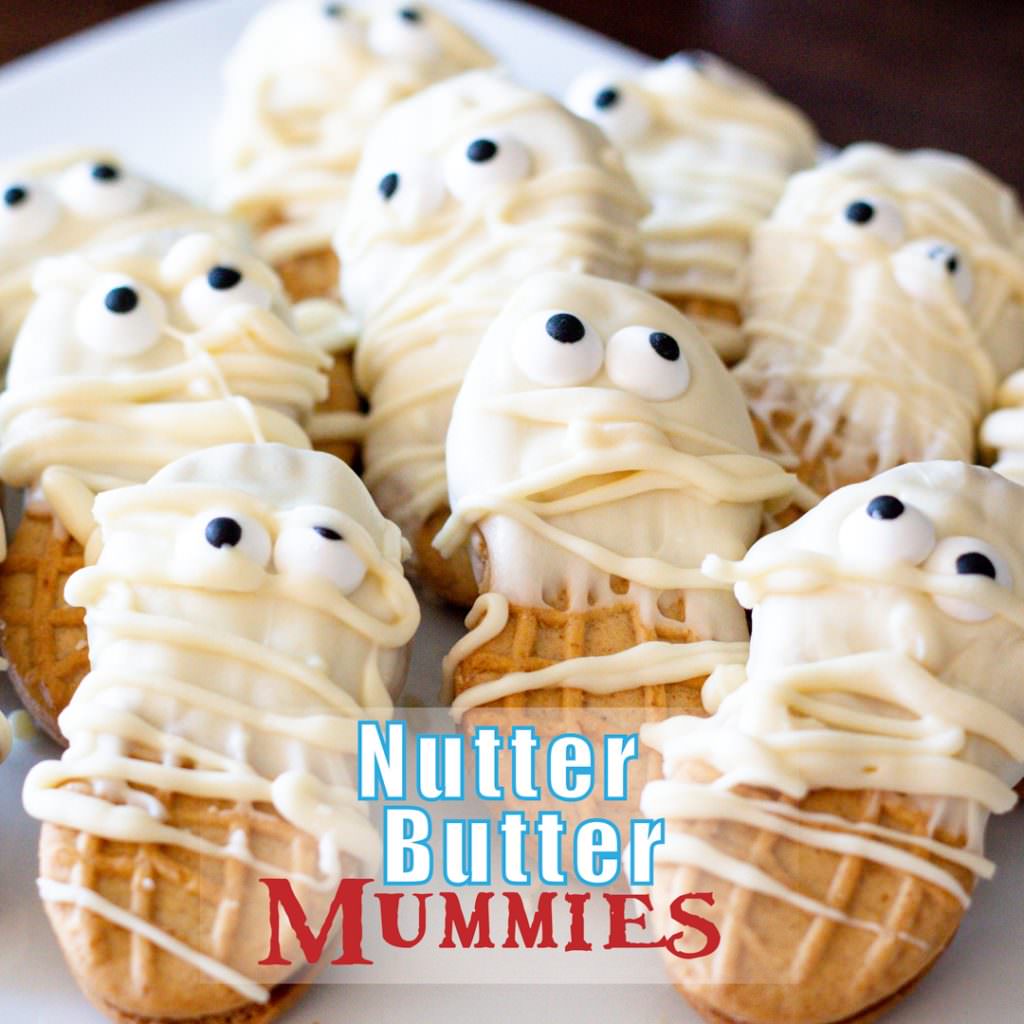 Nutter Butter Mummy Cookies
