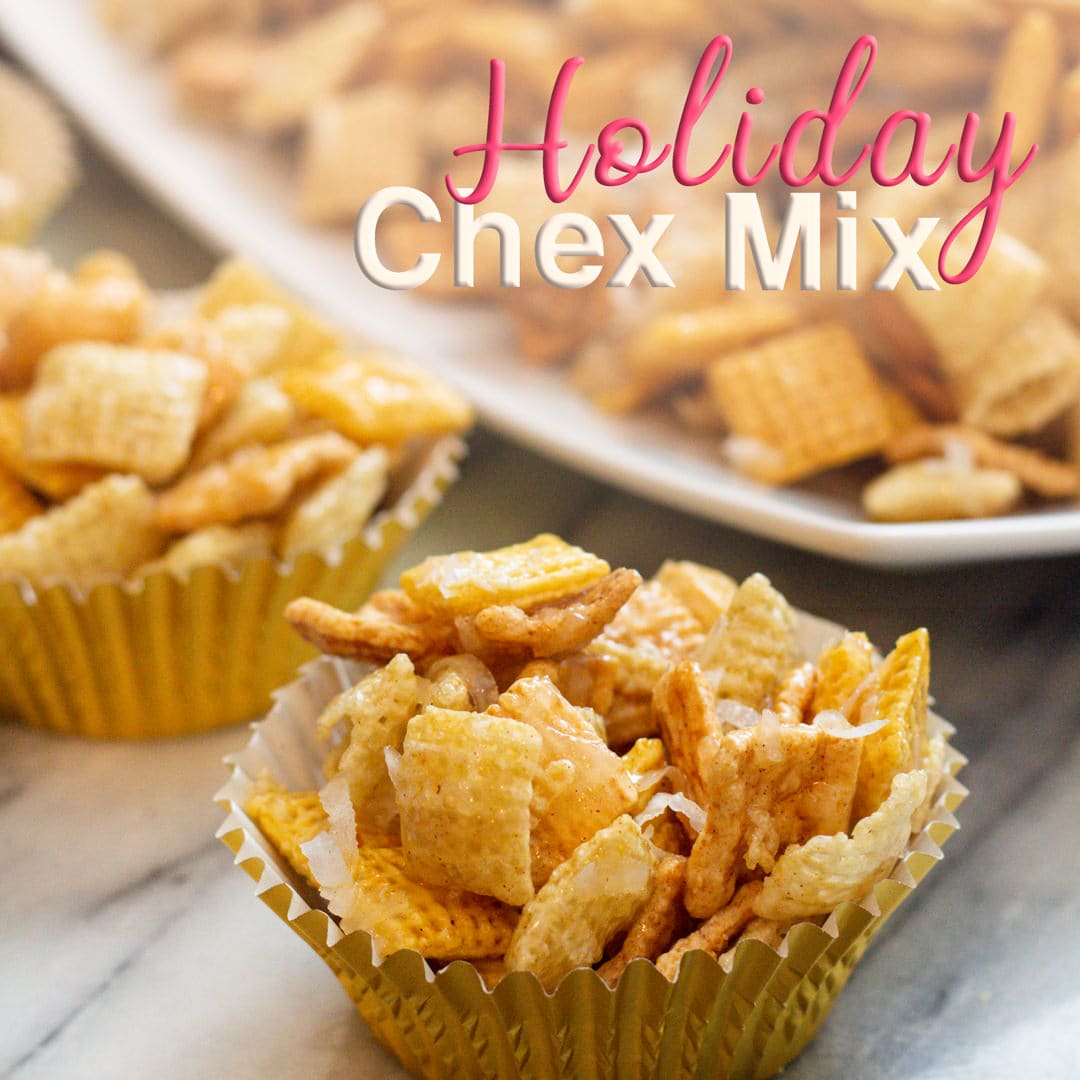 Chex Mix Recipes are amazing, Holiday Chex Mix is sweet, salty, Ooey Gooey Goodness! It's addicting for sure. With Chex Cereal, Cinnamon Toast Crunch, Cashews, and Coconut this Chex Mix Recipe is everything you want from a Chex Snack Mix. #ChexMixRecipes #ChexMix #originalChexMix #ChexMixRecipe #devourdinner #DessertRecipe #easydessert #easysnackrecipe #snackrecipe #ChexSnackmix #EasyPrep #HolidayChexmix #ooeygooeyChexMix #christmasChexMix #Recipe #recipes #food #foodie #Yum #chexpartymix