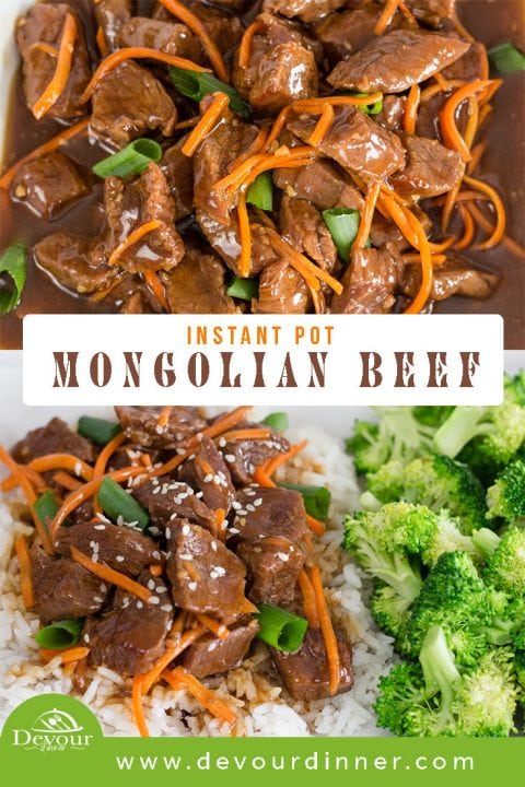 Instant Pot Mongolian Beef - Devour Dinner | Mongolian Beef Recipe