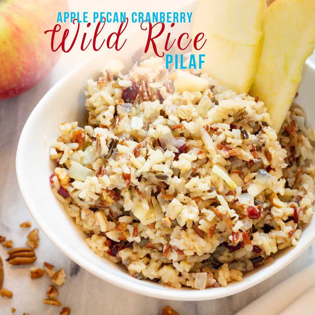 Easy To Make Wild Rice Pilaf Devour Dinner Wild Rice Pilaf With Apples And Pecans