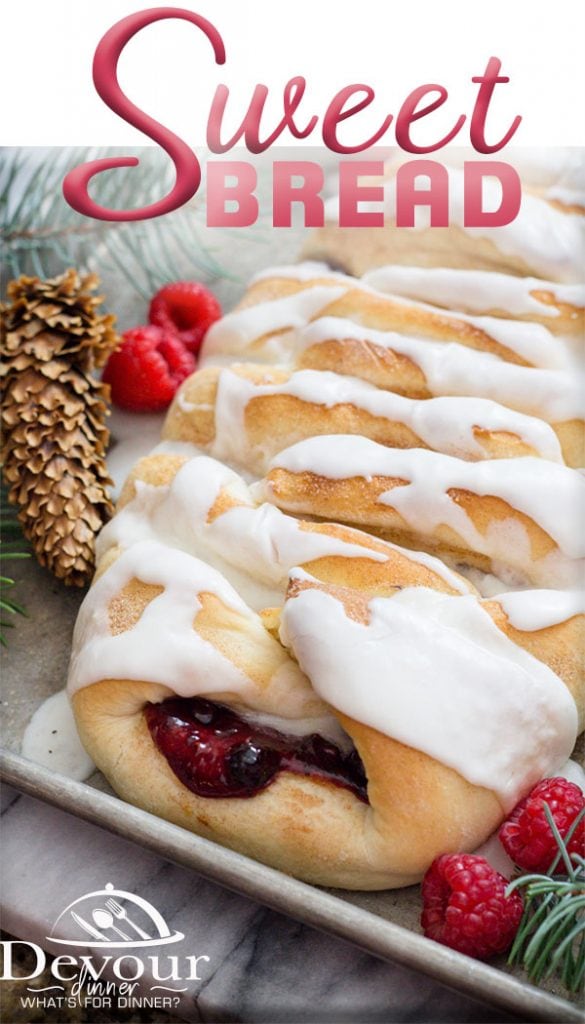 Sweet Bread Recipe with Cream Cheese and Berries_Berries in the Snow_ #sweetbread #Pastry #danishPastry #recipe