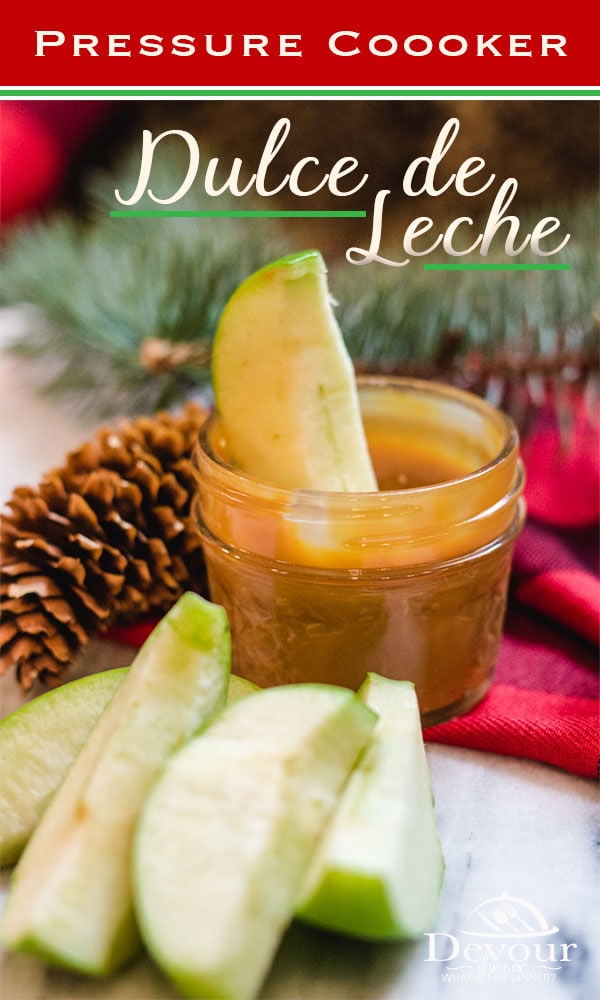Dulce de Leche is made with sweetened milk under pressure from a pressure cooker