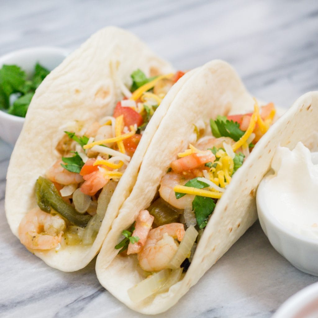 Quick and Easy Shrimp Tacos with Cilantro Lime Seasonings
