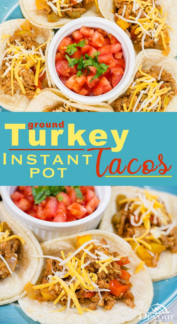 Who doesn't love a good Taco in their hand? Ground Turkey Tacos are Keto Friendly, Gluten Free and perfect for Taco Tuesday. Instant Pot recipe makes this a perfect recipe for any night of the week with fresh bell peppers, limes, cilantro, tomatoes and more this recipe is a healthy feel good recipe to enjoy. #tacotuesday #taco #groundturkeytaco #groundturkey #glutenfree #keto #ketofriendly #dinner #dinnerrecipe #easyrecipe #food #foodie #recipe #recipes #instantpot #instantpotrecipe #yum