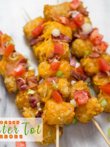 Tater Tot Kabobs