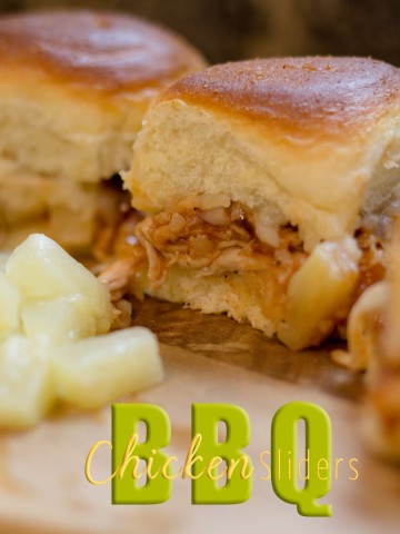 BBQ Chicken Sliders