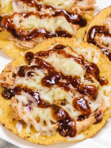 BBQ Chicken Tostada Mexican Recipe