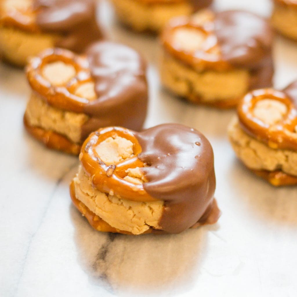 Easy Buckeye Recipe with Peanut Butter and Pretzels