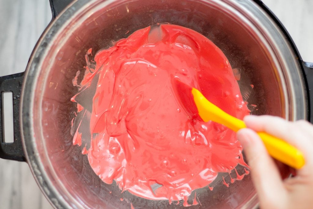 Red Candy Melts in Instant Pot