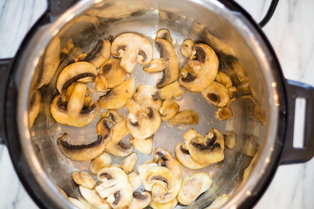 Mushrooms in Instant Pot Sautéing