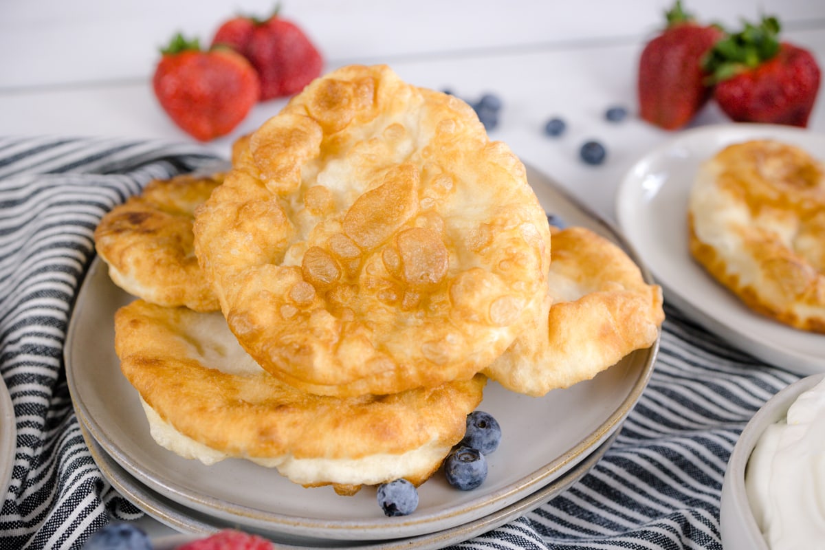 Fry Bread with Berries