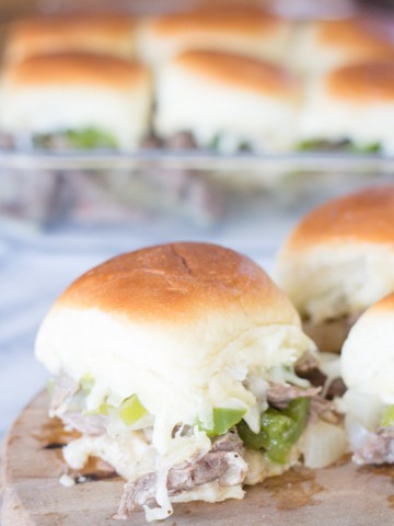 Philly Cheese Steak Sliders