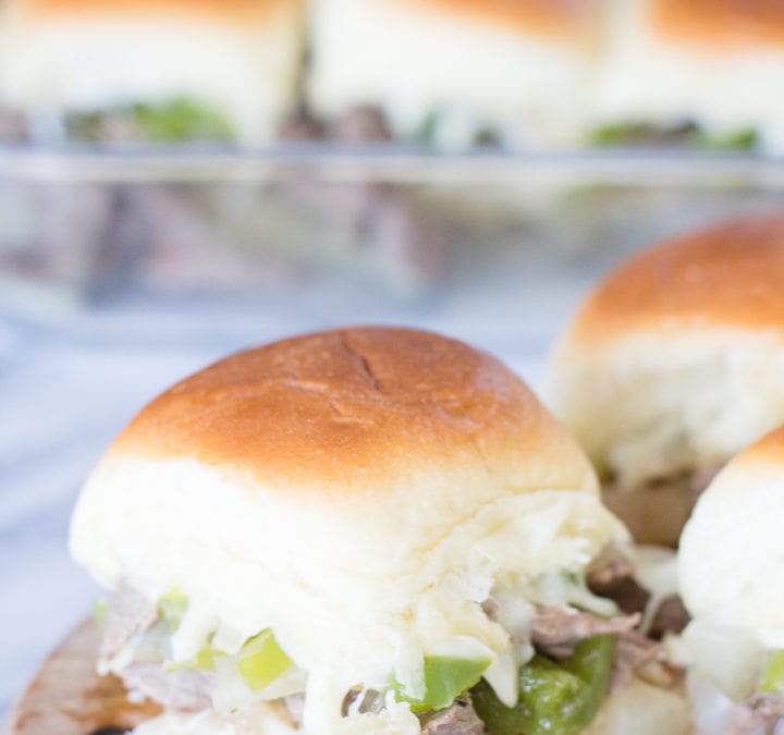 Instant Pot Philly Cheese Steak Sliders
