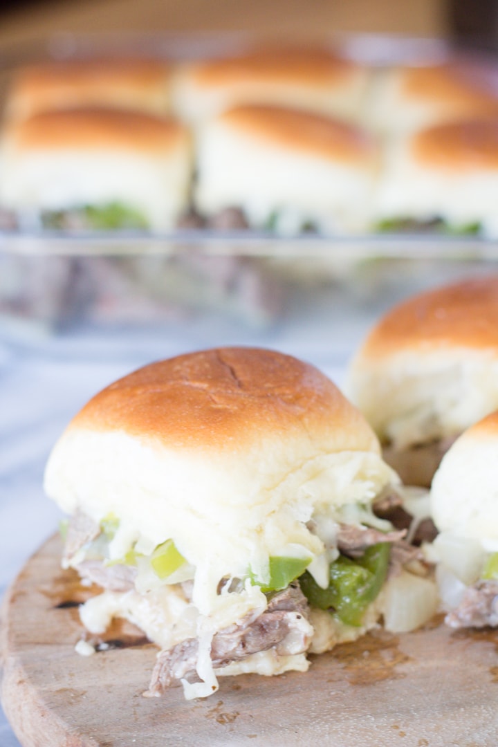 Instant Pot Philly Cheese Steak Sliders