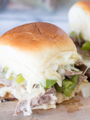 Philly Cheese Steak Sliders