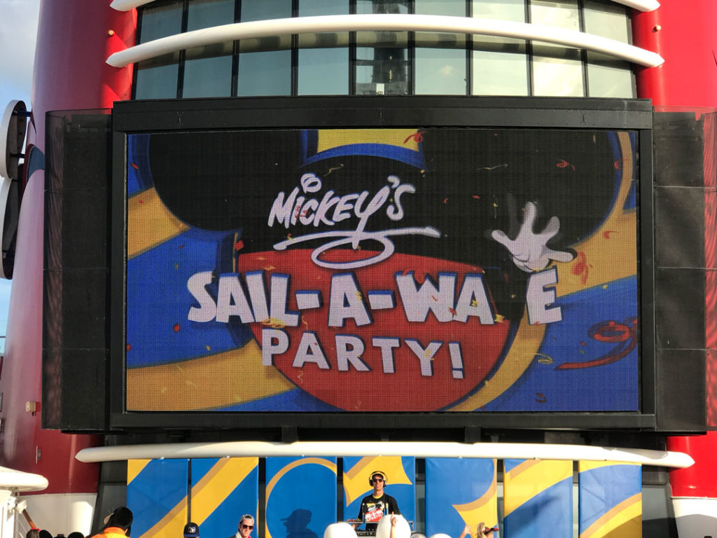 Disney Sail Away Party