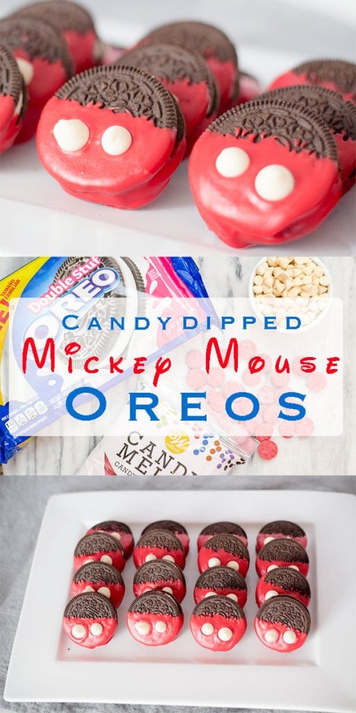 Mickey Mouse Candy Dipped Oreos #devourdinner