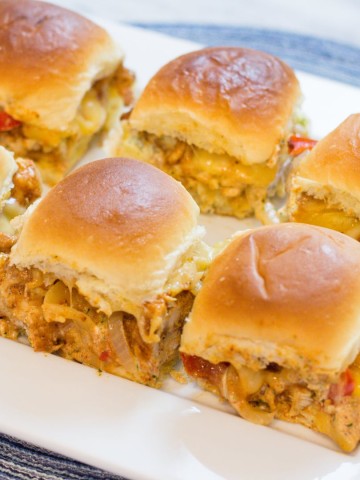 Chicken Fajita Sliders