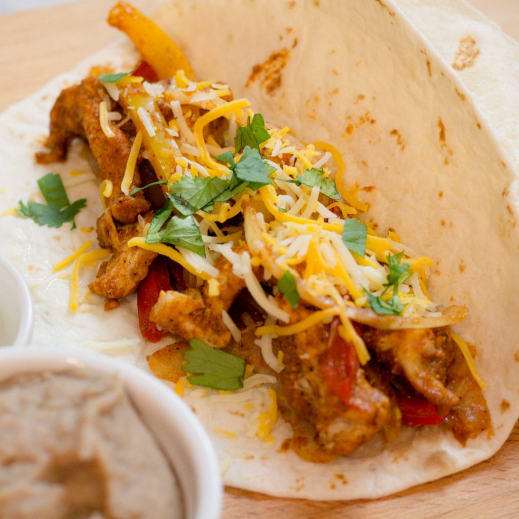 Easy Chicken Fajitas