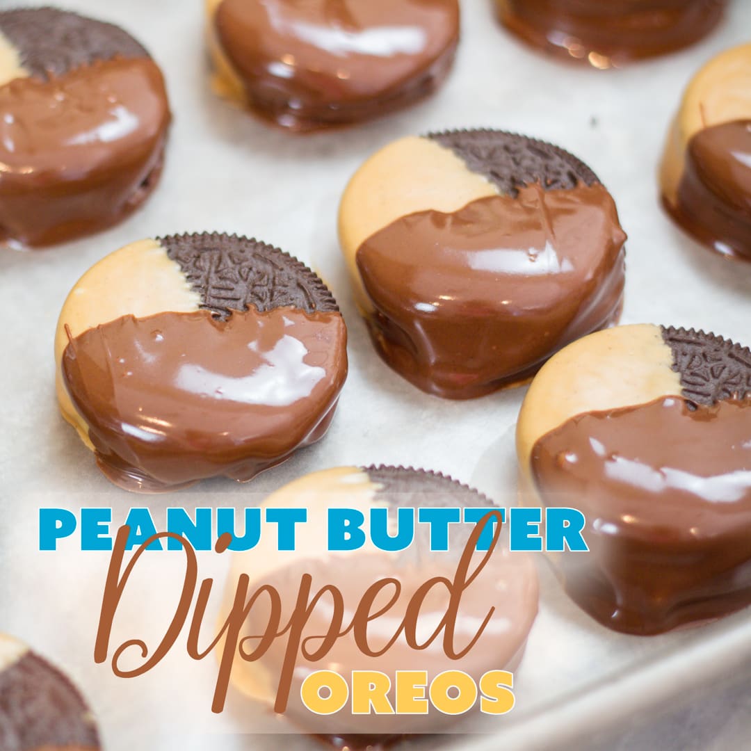 Peanut Butter Dipped Oreos