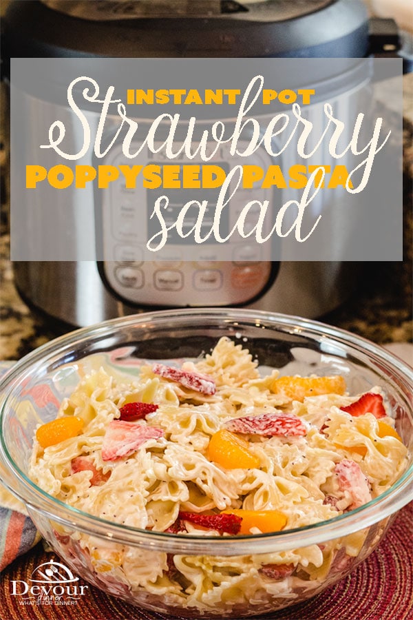 Easy Pasta Salad Recipe-strawberry Poppyseed Pasta Salad