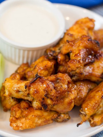 Crispy BBQ Chicken Wings