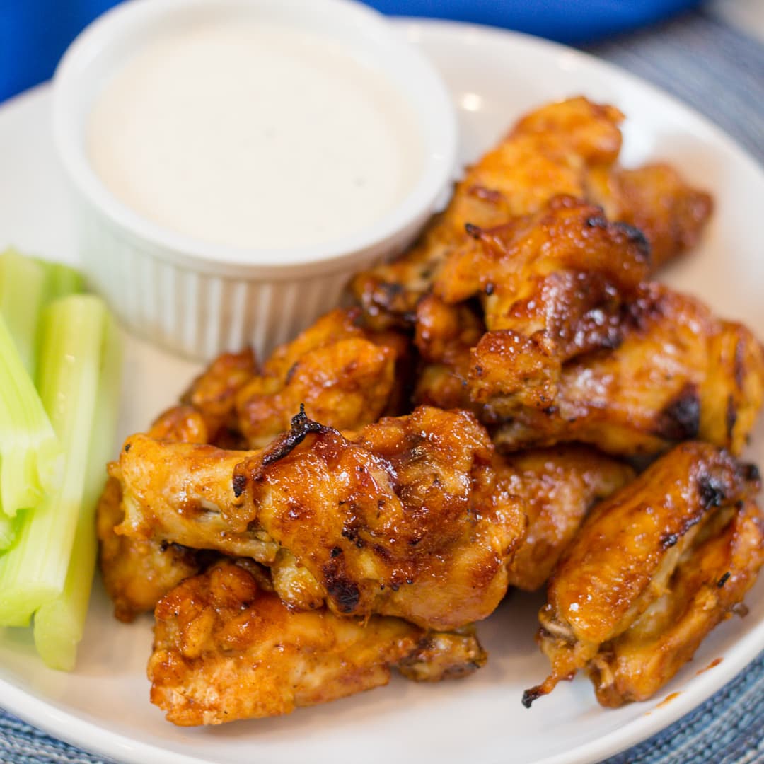 Crispy BBQ Chicken Wings