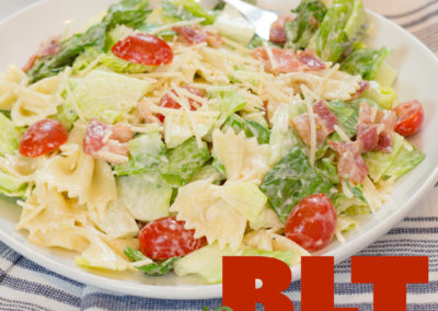 BLT Pasta Salad Recipe that your neighborhood will Buzz About!