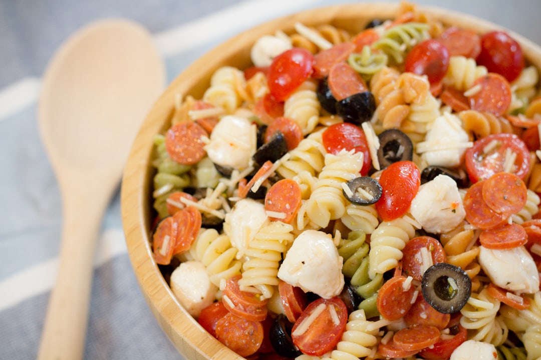 Easy Italian Pasta Salad Recipes with Pepperoni