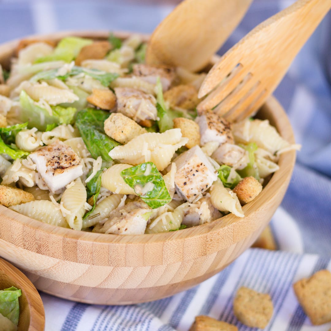 Chicken Caesar Pasta Salad