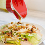 Honey Mustard Salad Dressing on Salad