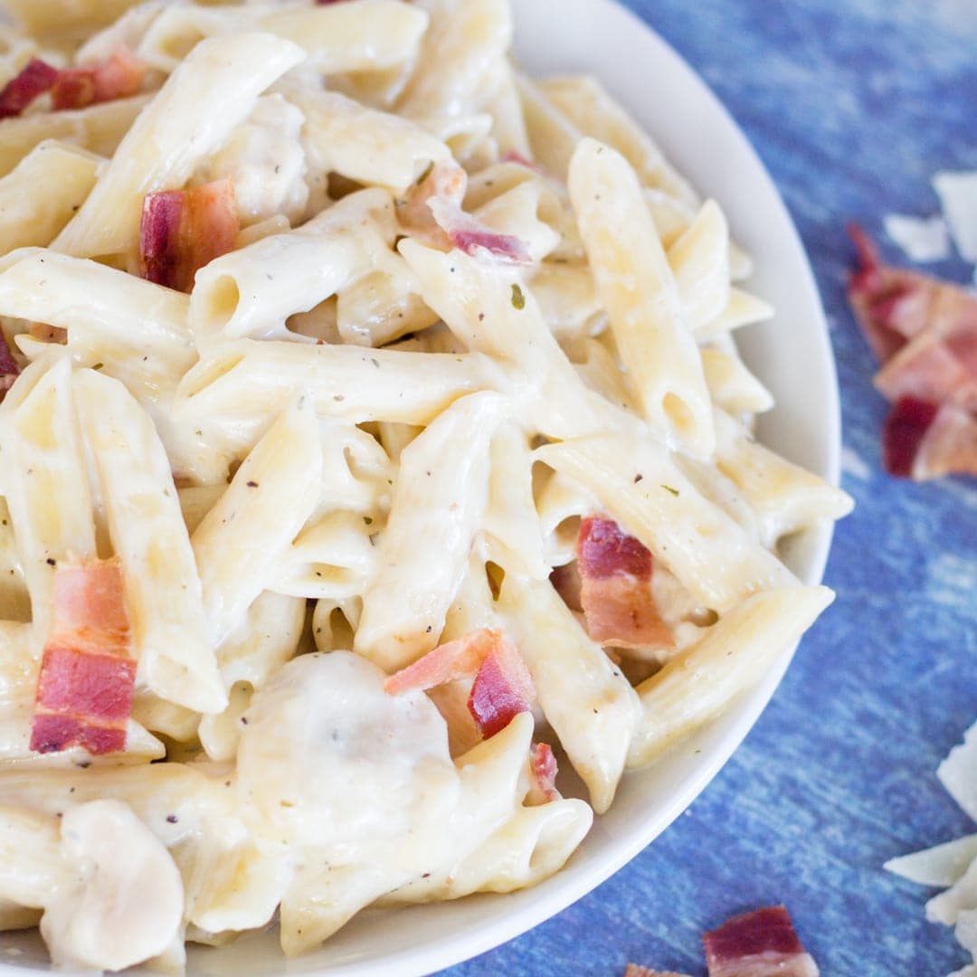 Instant Pot Bacon Chicken Ranch Pasta