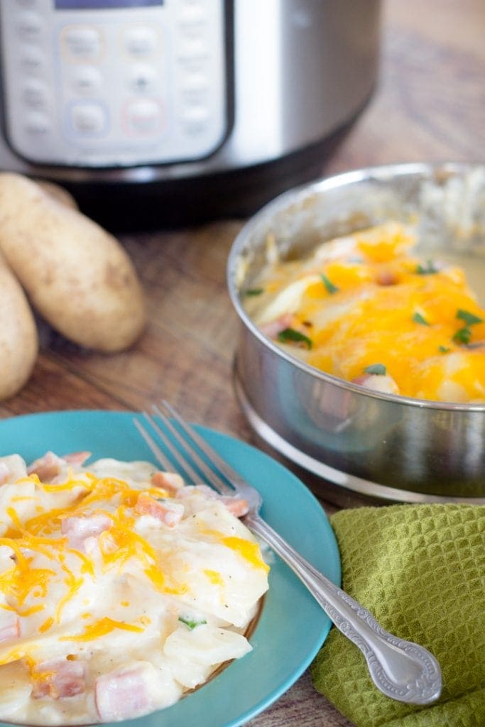 Instant Pot Ham and Scalloped Potatoes