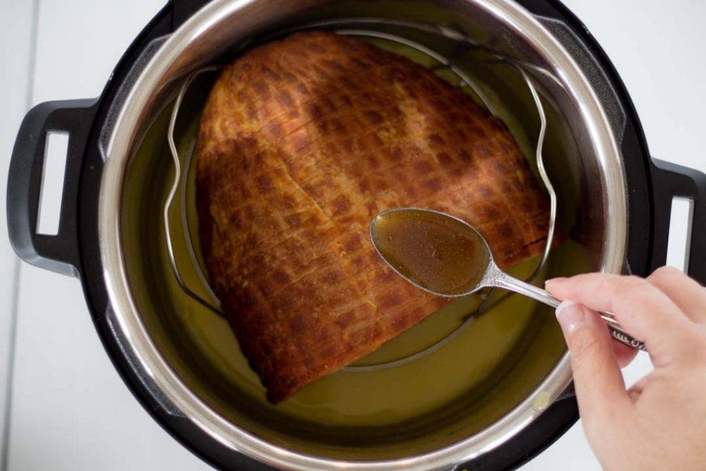 Honey Glaze on Ham
