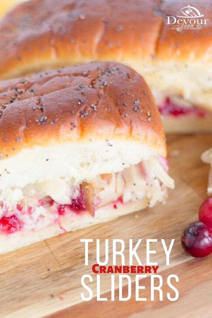 What better way to get the most out of your leftovers than by enjoying a delicious turkey slider? This is a sweet, savory and cheesy good sandwich that you want to eat over and over again. #devourdinner #turkeyslider #easyrecipe #easyappetizer #easyappetizerrecipe #sliderrecipe #leftoverturkey #leftoverturkeyrecipe #yum #yummy #food #foodie #Recipe #recipes #inthekitchen #foodiefriday #leftoverrecipe #Thanksgiving #thanksgivingleftover