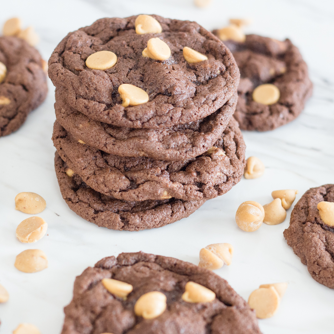 Chocolate Peanut Butter Chip Cookies